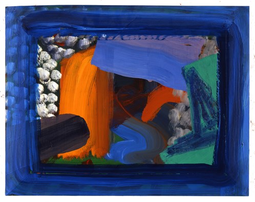 After Visiting David Hockney (second version), 1991-92